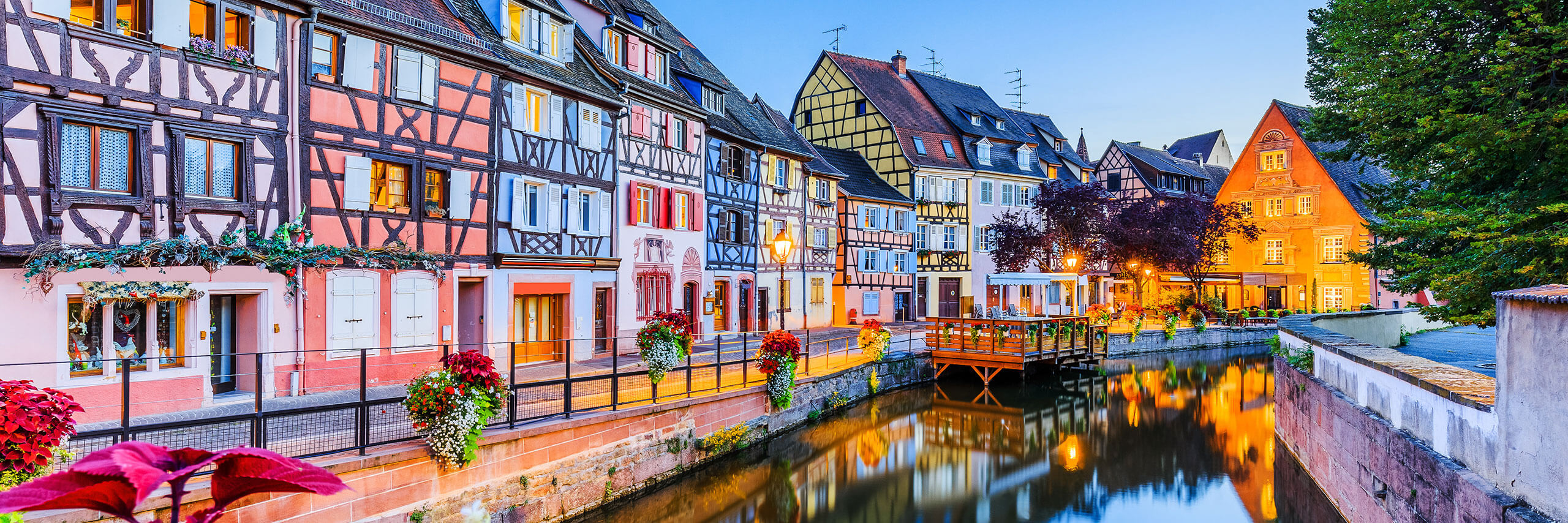 Water canal in Colmar, France